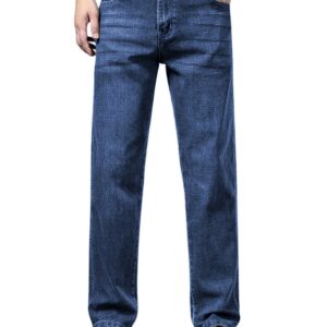 2-799-BM-JJ3-DARK-BLUE-1 Ben Martin Men's Smart Fit Stretchable Jeans || Mid-Rise Denim Pants with Whisker Wash || Premium Casual Wear Jean for Men || 5 Pocket Jean's for Men's (2)