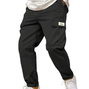 BM-JJ39-BLACK-1 Ben Martin Cargo Pants for Men || Cotton Pant for Men's || Regular Fit Trousers for Man || Cargo for Man || Casual wear Pants for Men:s || Casual Tracking Cargos for Men,s