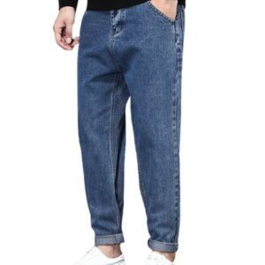 BM-JJ6-DARK-BLUE-2 Ben Martin Men's Tapered Fit Jeans || Carrot Fit Jean's for Men || Relax Fit Denim for Man || High Rise Stretchable Casual Jean:s || Narrow Bottom Jean s for Men:s || Jeans for Men-s (0)