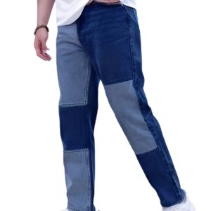 BM-PANEL_JNS-BLUE-1 Ben Martin Men's Slim Fit Mid Rise Jeans