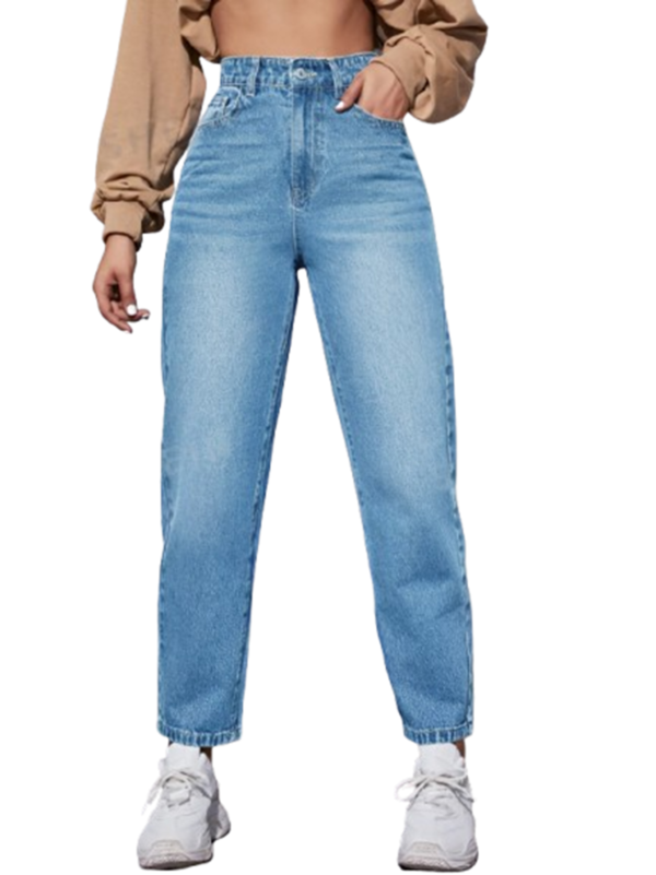 Ben Martin Women's Tapered Fit High Rise Jeans || Mom_Fit Jean'S || High Waist Stretchable Jean || Carrot-Fit Jins || Casual Denim Jeans|| Narrow Bottom Jean'S || Relax-Fit Jean,S