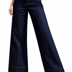 00 Ben Martin Blue Baggy Jeans for Women | Korean Style | Women,'s Loose Jean | High Waist Wide Leg Jeans | Oversized Jean's for Womenss | Straight Fit Daily Casual Office Wear Women's Jeanss