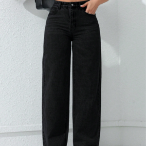 1-BM-JJ33-BLACK-1 Ben Martin Baggy Jeans for Women || Women,s Loose Jean Pants || Oversized Jean's for Women's || Wide Leg Jean,s for Woman || Casual Jins for Woman's || Loose Jin Pant for Woman,s 1-BM-JJ33