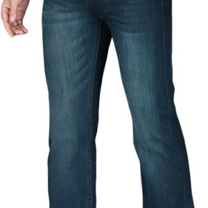 BM-JJ18-GREEN-1-1 Ben Martin Men's Bell Bottom Jeans || Bootcut Denim Pants || Wide Leg Flared Jeans for Men || High Waist Stretchable Retro Fit || Cotton Jeans for College Casual (0)