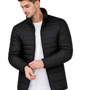 AU25-BM-JKT-FS-18012-BLACK-00 Ben Martin Men’s Black Quilted Winter Jackets || Lightweight Puffer Jacket for Men || Full Sleeve Stand Collar Jacket:s || Warm & Comfortable Winter Wear || Casual & Travel Jacket' for Men'