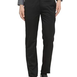 BM-FRL-BLACK-1-_2X Ben Martin Men's Regular Fit Formal Trousers (BMW-FRL-TR-BLACK_32a_Black_32)